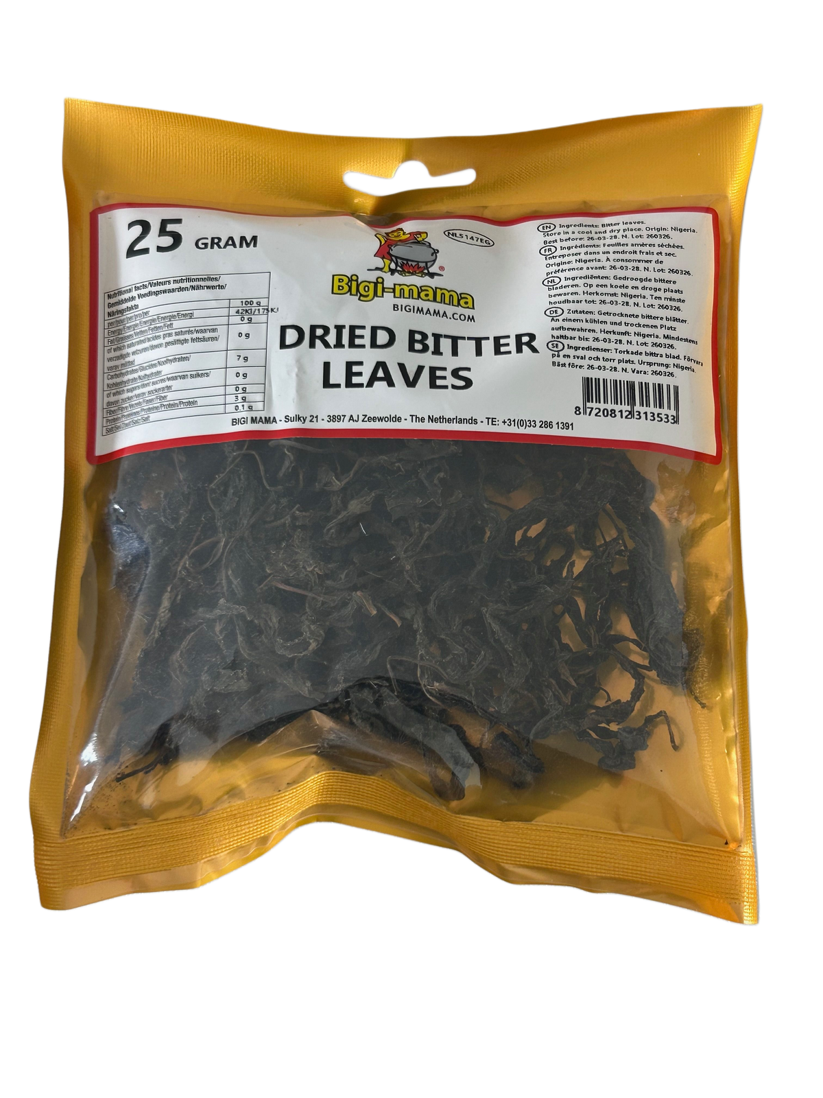 Dried Ugu Leaves
