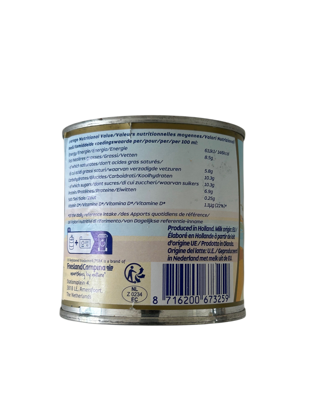Peak Evaporated Milk